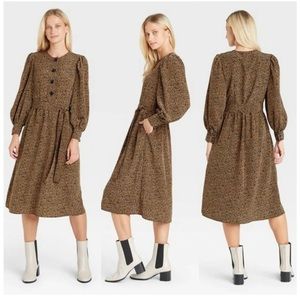 Who What Wear Leopard Dress